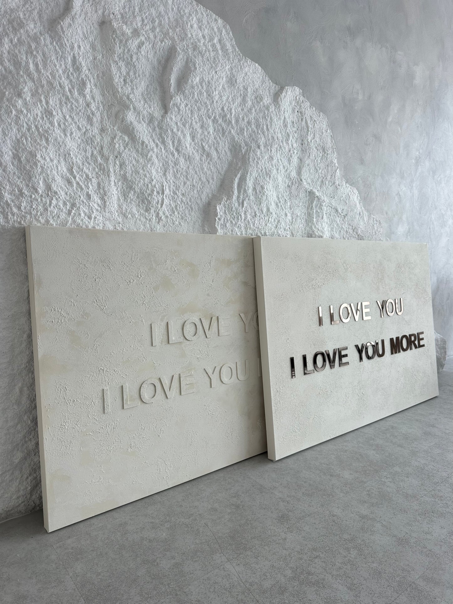 I LOVE YOU // I LOVE YOU MORE - BROWN MIRROR