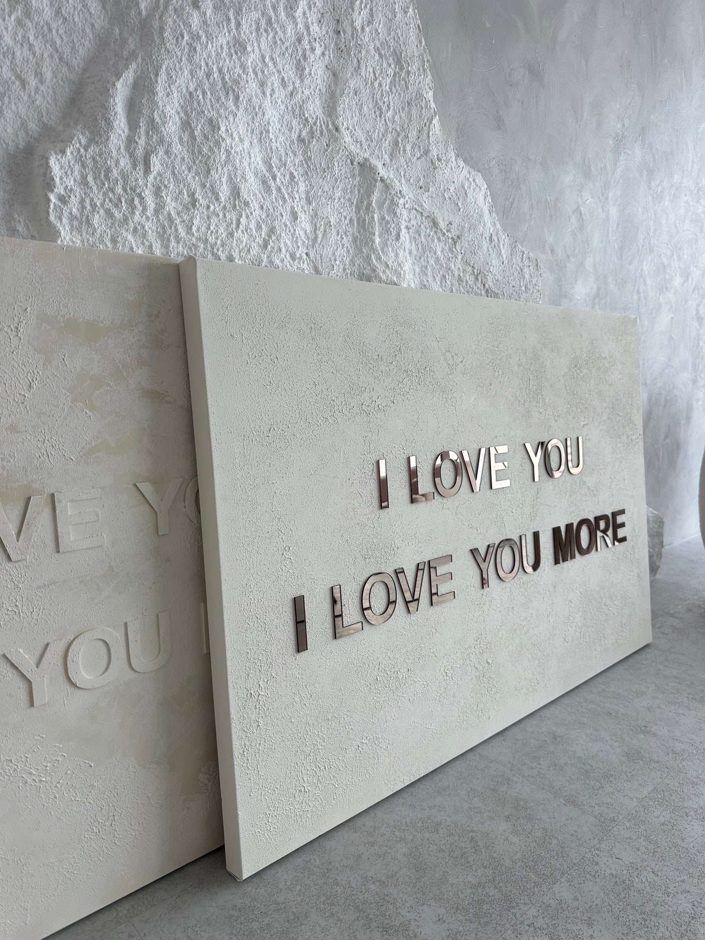 I LOVE YOU // I LOVE YOU MORE - BROWN MIRROR