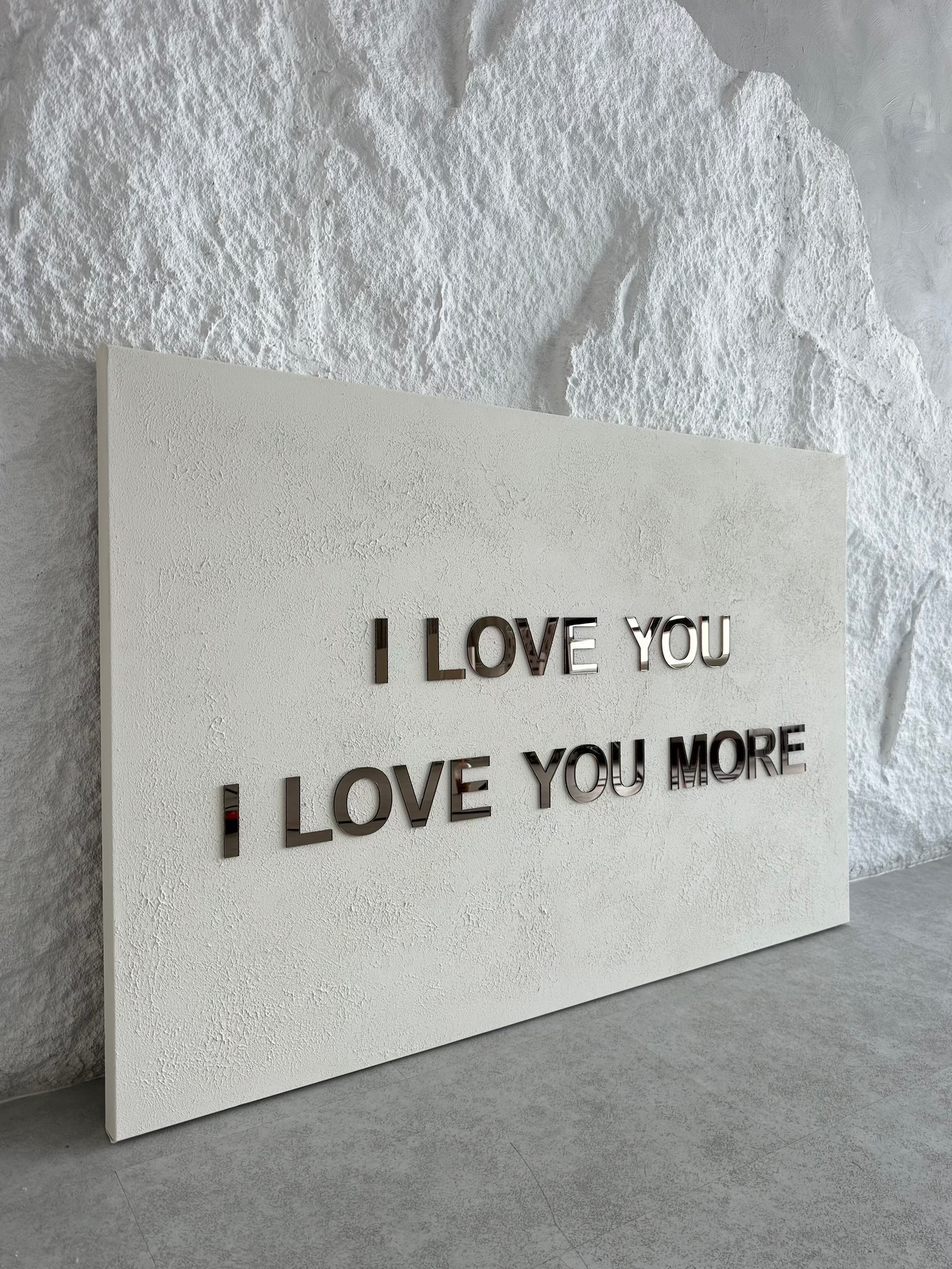 I LOVE YOU // I LOVE YOU MORE - BROWN MIRROR