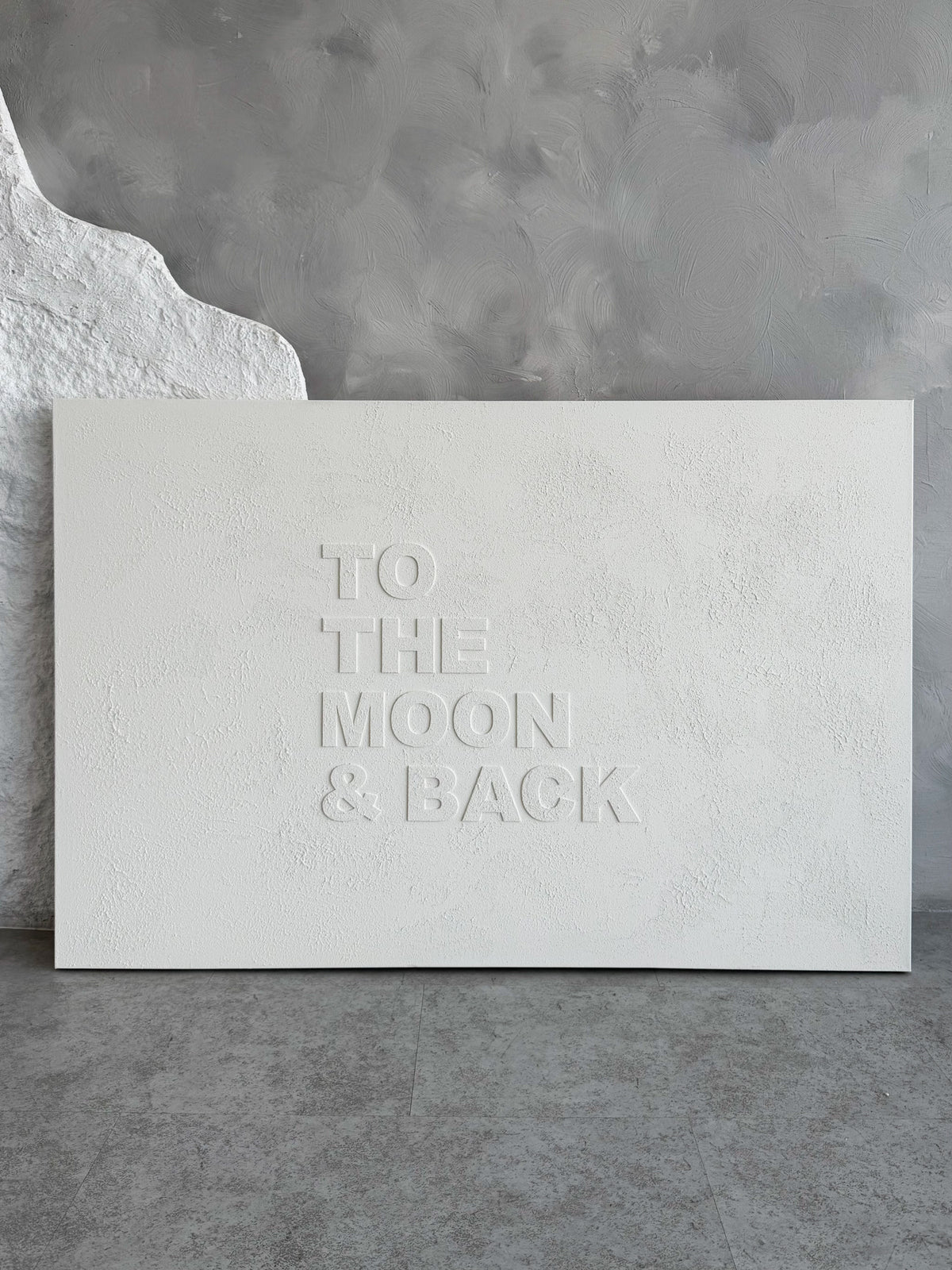 TO THE MOON & BACK - 80x120cm