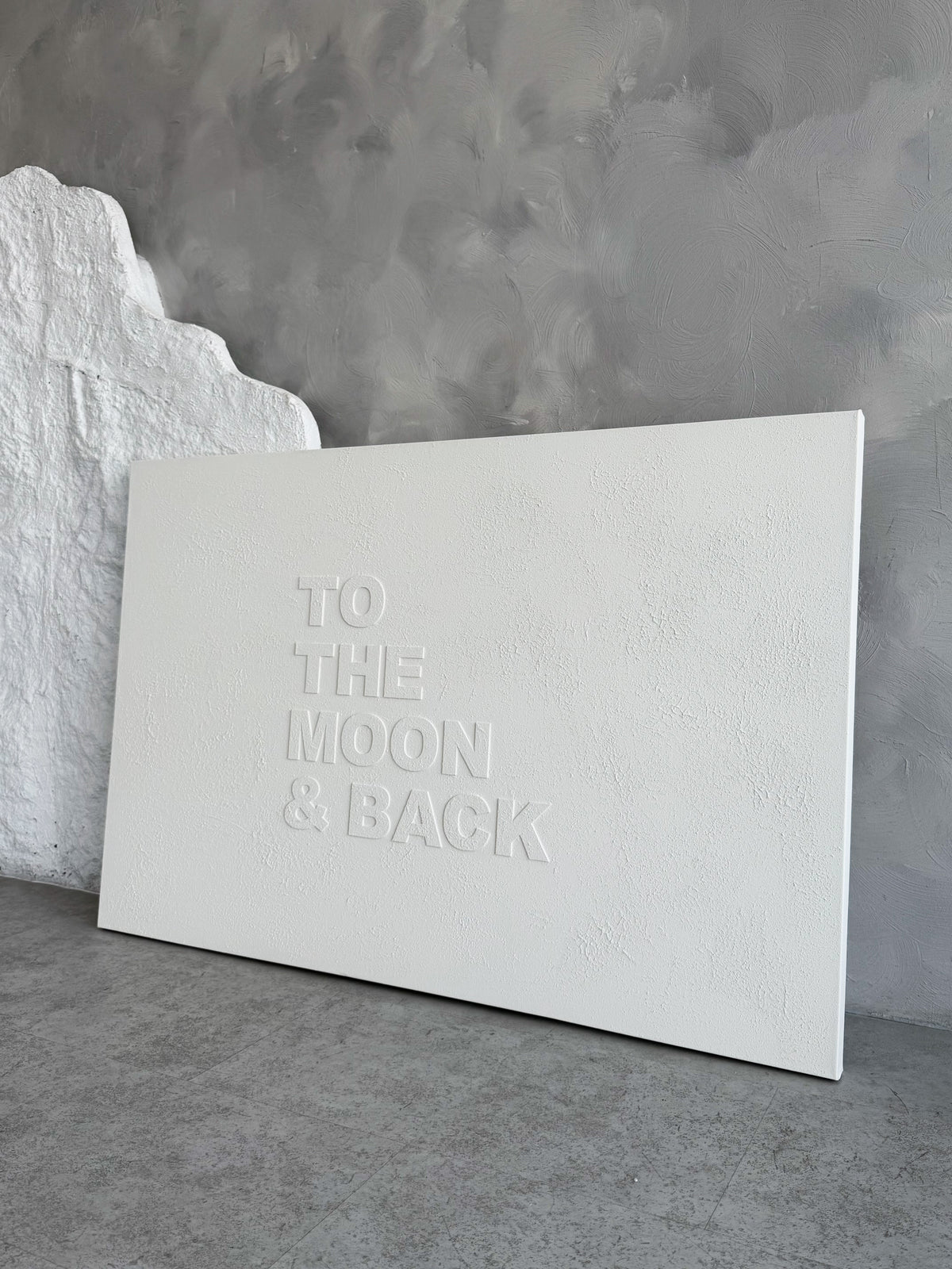 TO THE MOON & BACK - 80x120cm