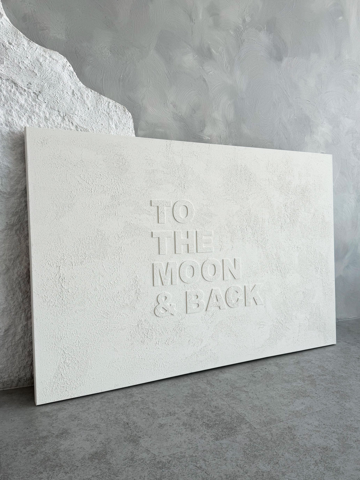 TO THE MOON & BACK - 80x120cm
